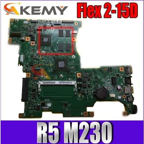 Akemy 448.01001.0011 Main board For lenovo Ideapad Flex 2-15D laptop motherboard R5 M230 works