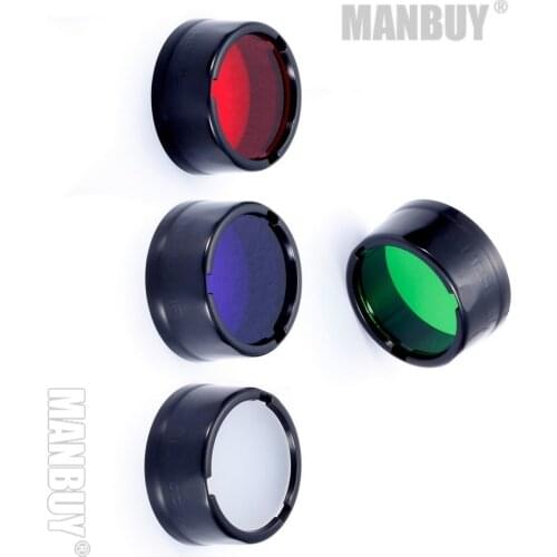 Genuine Nitecore RGB Torch Filter Diffused Mineral Coated Glass Lens Flashlights Head of NFR25.4mm Travel Lighting Accessories