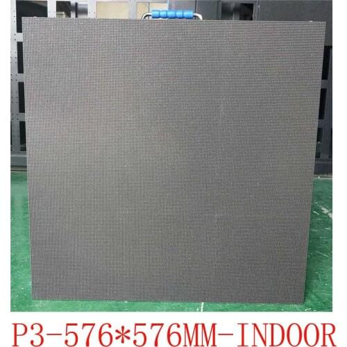 P3 die casting cabinet 576mm x 576mm Full Color Indoor Rental LED Display LED Screen aluminium