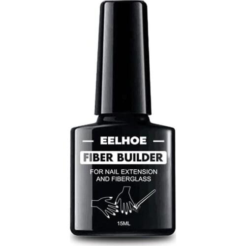 Transparent And Comfortable Fiberglass Silk Wrap Stickers Nail Extension Fiber Glass With 15ml Fiber Builder Glue Gel Nail Tools