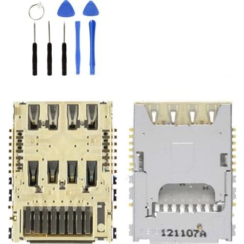 SIM Card Connector sim Socket Holder SIM Card Slot Socket Repair Kit Gift FOR Asus Zenfone 2 ZE550ML