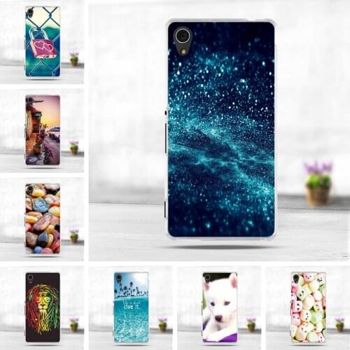 Luxury 3D Soft Silicone TPU Shell For Sony Xperia M4 Aqua E2303 E2333 Case 3D Cute Animal Back Cover Painting Phone Cases