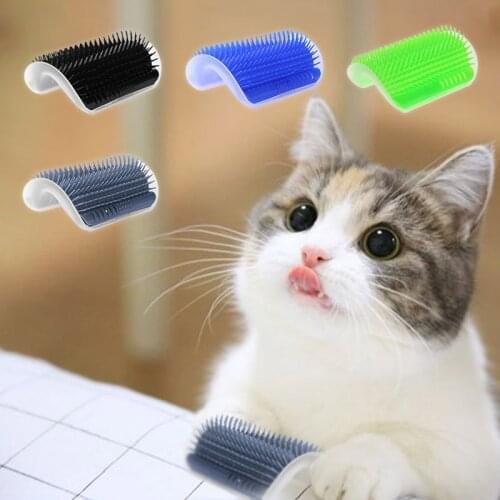 Pet Comb Removable Cat Corner Scratching Rubbing Brush Pet Hair Removal Massage Comb Pet Grooming Cleaning Supplies Scratcher