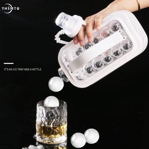 YHSMTG Silicone Ice Hockey Maker Mold Pop Frozen Ice Ball Reusable Best Sellers Ice for 3d Bucket Kitchen Dining Bar Accessories