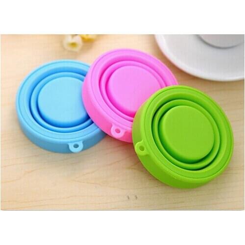 Folding telescopic silicone Tumbler portable Travel wash cup outdoo