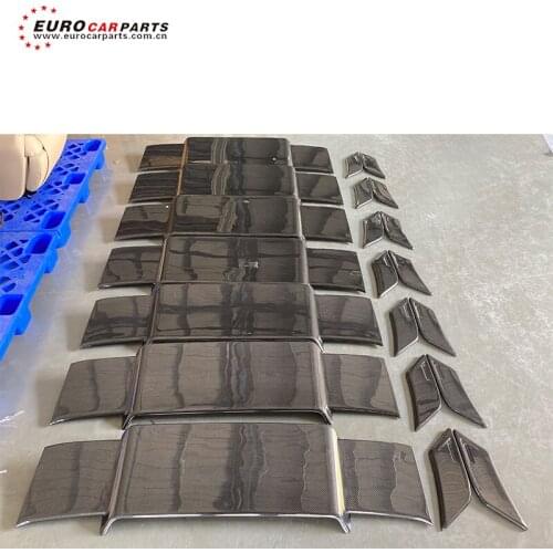 Rear spoiler wing w464 rear spoiler2018-2021y dry carbon fiber material trunk spoiler gclass w463a g63 g65 rear trunk lip