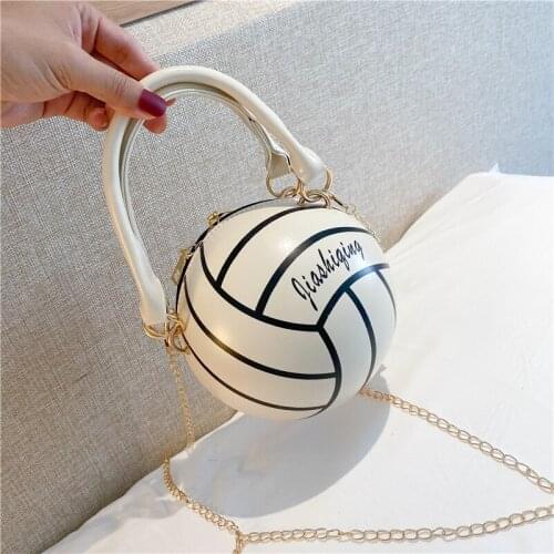 Basketball purse Bags for women 2020 new luxury handbags white shoulder Designer beach mini vintage summer leather messenger bag