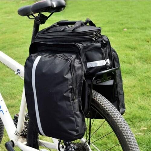 MTB Bicycle Carrier Bag Rear Rack Bike Trunk Bag Luggage Pannier Back Seat Double Side Cycling Bycicle Bag Durable Travel