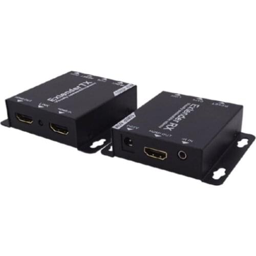 HDMI Single Cable Extender HDMI Loop out High Definition 60 meters IR Network Extender HDMI RJ45 Extender Receiver Converter