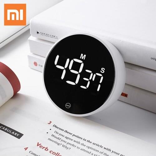 Xiaomi MiiiW Rotating Timer Magnetic Electronic Cooking Countdown Time Timer LED Digital Display Kitchen Alarm Clock Stopwatch