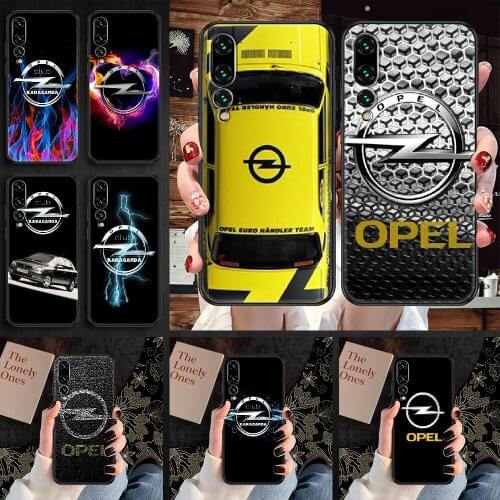 Opel Astra car Phone case For Huawei P Mate P10 P20 P30 P40 10 20 Smart Z Pro Lite 2019 black art funda trend coque pretty