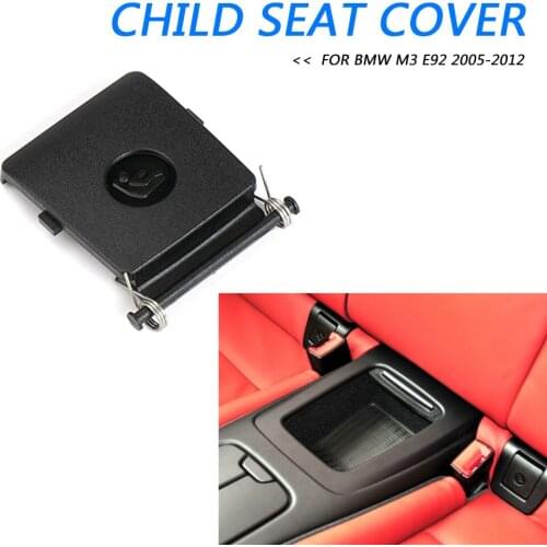 Rear Child Seat Safe Anchor ISOFix Cover for BMW E93 M3 2005-2012 Car Accessory Car Rear Seat Hook Cover Child Restraint
