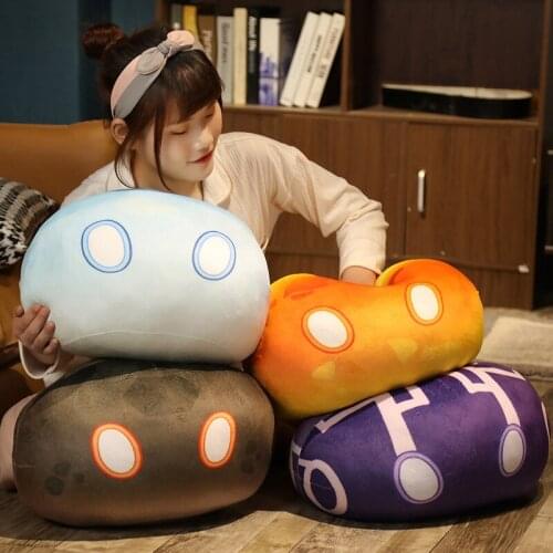 10-40CM Game Genshin Impact Slime Theme Cute Plush Dolls Stuffed Lovely Keli Dango Throw Handful Toys Cartoon Birthday Xmas Gift