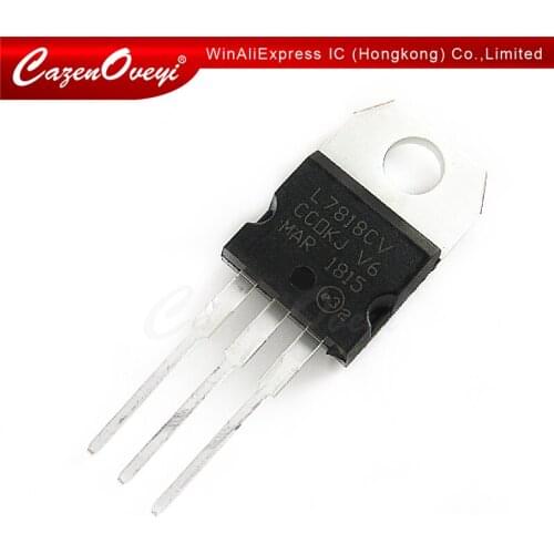 10pcs/lot L7818CV TO220 L7818 TO-220 7818 LM7818 MC7818 new and original IC In Stock