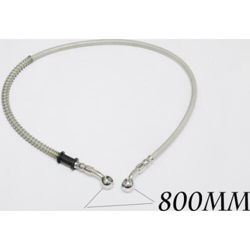 Brand new 100% 800MM MOTORCYCLE MADE STAINLESS STEEL BRAKE LINES HOSES 10MM caliber Clutch modification Universal