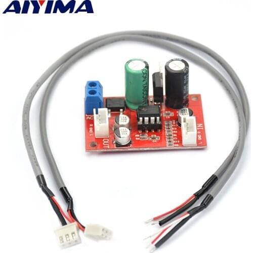 AIYIMA NE5532 Moving Coil Microphone Stereo Preamplifier Magnetic Head Phono Amplifier Preamp Board
