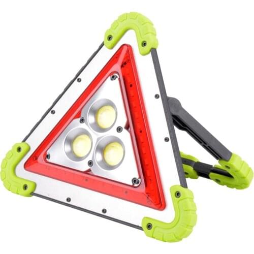 Emergency COB Light Worklight Outdoor Car Repair Light Rechargeable 20W LED Flood Light LED COB Spotlight USB Red Warning Light