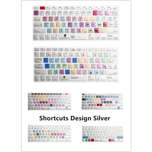 For A1278 Adobe Premiere Pro Final Cut Pro X AI PS Shortcut Keyboard Skin Cover For IPhone iMac,Macbook Pro Air 13 15 KC_A1278