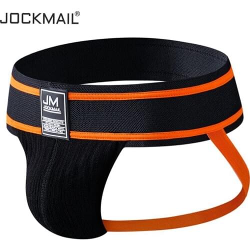 JOCKMAIL Brand G Mens Jockstrap Underwear - Athletic Supporter - Adult and Youth Jock Strap Sexy men underwear gay underwear