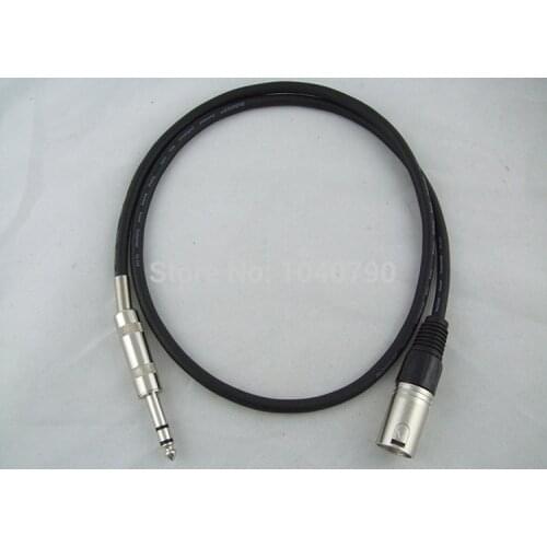 6.3/6.5/6.35 Three core public money Balance the cannon line The microphone cable Tuning decca dragon line 5M 16ft