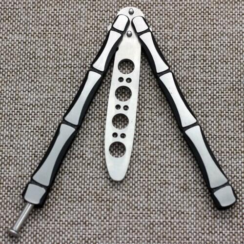 Cool MINI Bamboo Butterfly knives toys CF CS Cosplay Game for child