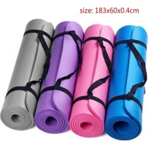 Yoga Mats Extra 183cm Rubber Thick Durable Yoga Mat No Slip Sports Fitness Equipment for Men Women Workout Mat To Lose Weight