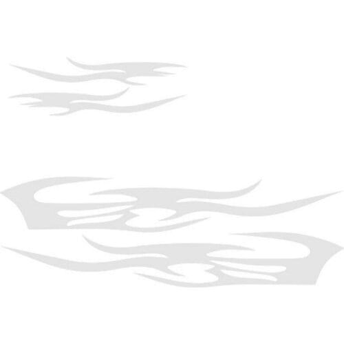 Flame Vehicle Tags Stickers Car Bumper Door Anti-scratches Decor Accessories Motorcycle Creative Exterior Ornaments J60F