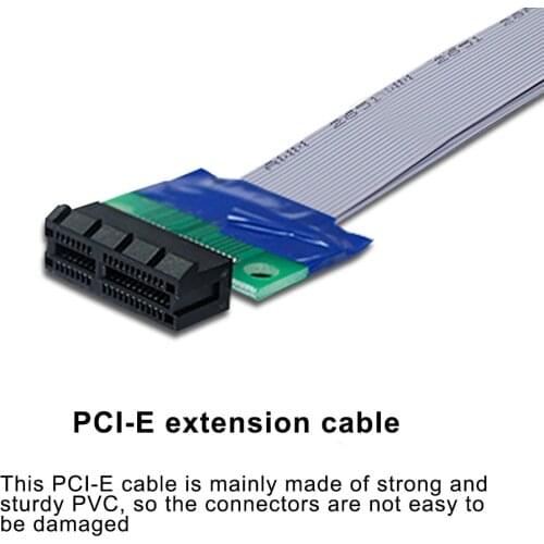 New arrive PCI Express Flex Relocate Cable PCI-E 1X to 1x Slot Riser Card Extender Extension Ribbon for Bitcoin Miner