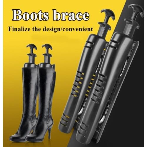 Knee High Boots Stand Holder Black Womens Boot Shoe Tree Stretcher 30cm Boot Shoes Shaper Supporter Organizer Storage Hanger