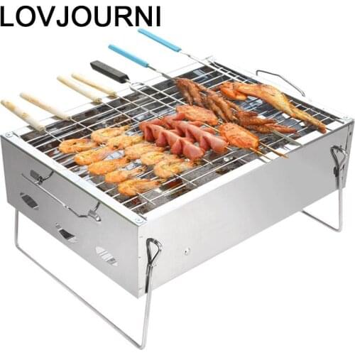 Portatil Portatiles Portable Bbq Outdoor Kitchen Barbacoa De Carbon Churrasco Churrasqueira Kebab Commercial Grill Barbecue
