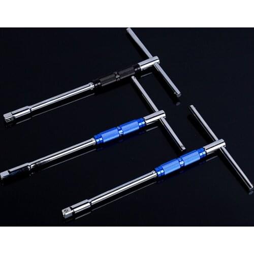 Hexagon Wrench T Handle Hex Allen Key Wrench Spanner T-Type Socket Wrench Compatible w/ Auto Bike Motorcycle Hand Tools