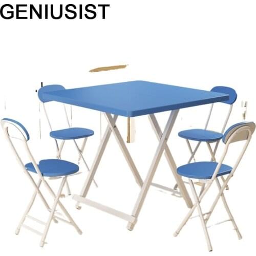 Ouro Dinner Picnic Tavolo Pieghevole Dinning Pliante Meja Makan Desk Folding Kitchen Furniture Mesa Plegable Dining Room Table