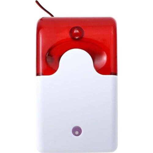 Sound and Light Alarm Anti-theft Horn Flashing Anti-theft High-decibel Flash 12v 103 Sound and Light