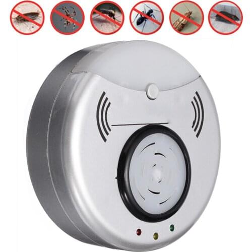 1Pcs Insect Pest Reject Ultrasonic Repeller Home Bed Bug Mites Roaches Spider Anti Mosquito Repeller Repellent Pest Control