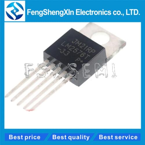 10pcs/lot LM2576T-3.3 3.3V PMIC voltage regulator DC DC switching voltage stabilizer TO-220-5