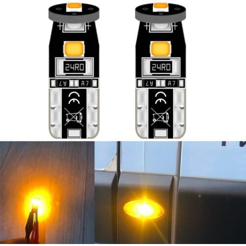 2x W5W T10 Car LED Bulb Clearance Lights Dome Reading Lamp For Peugeot 206 307 407 partner 508 307 sw 406 301 5008 2008 508 207