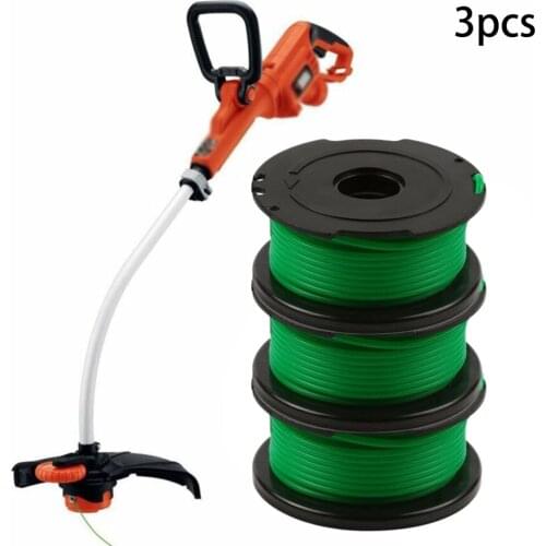 3PCS Trimmer Spool Line Lawn Mower Replacement Part For Black & Decker GL7033 GL8033 GL9035 Strimmer A6482