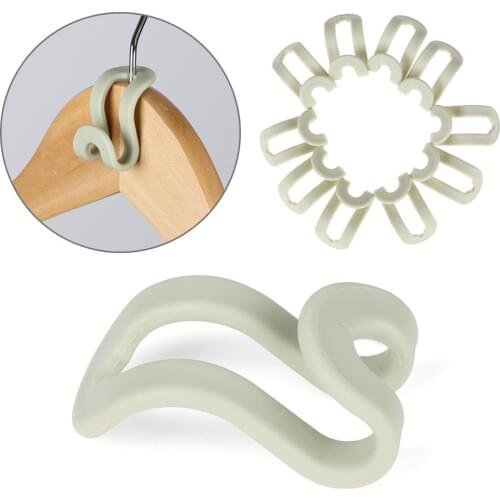 5Pcs/Set creative non-slip hanger hook household DIY hanger companion seamless hook stackable mini small hook household goods