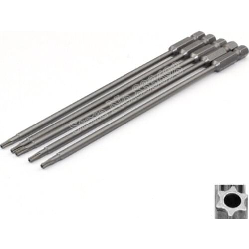 5Pcs Magnetic Torx T8 Screwdriver Bits Set Electric Screwdriver 150mm length