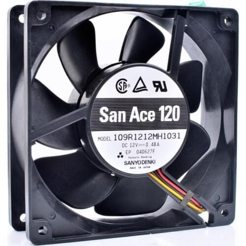 Brand new original 109R1212MH1031 12cm 12038 120x120x38mm 12V 0.48A 4 line server chassis cooling fan