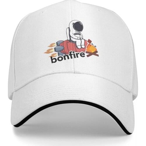 Bonfire Crypto Promo Mens and Womens caps Print Anime Golf sun Top Quality caps