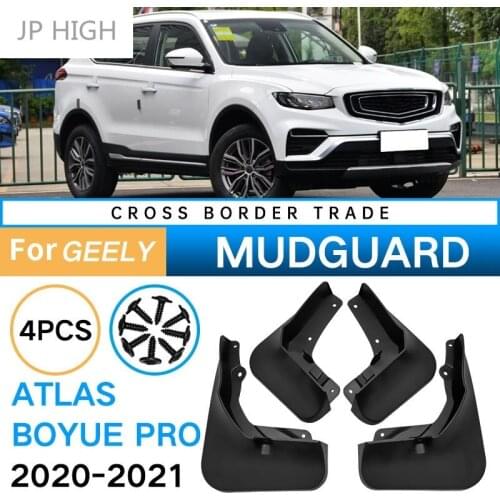 Mudflaps for Geely Atlas Boyue Pro 2020-2021 Mudguard Fender Mud Flap Guard Splash Mudguards Car Accessories