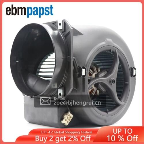 Ebmpapst D2E146-HT67-02 230V 1.55A/1.75A 355W/400W AC Centrifugal Blower Cooling Fans Ball Bearing 50Hz/60Hz Flange Mount