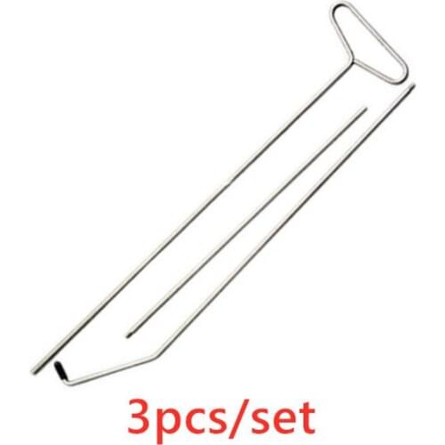Hot New 3 pcs/Lot Car Access Tools Long Reach Set Used for Auto Door Repair Tools Locksmith Tools