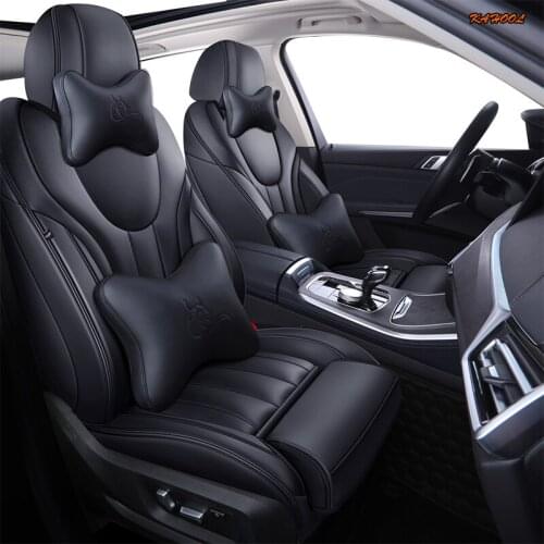 KAHOOL Custom Leather car seat cover For Toyota 86 Previa Sienna Venza Fortuner Fj CRUISER MARK IZOA Avalon YARiS Verso VIOS