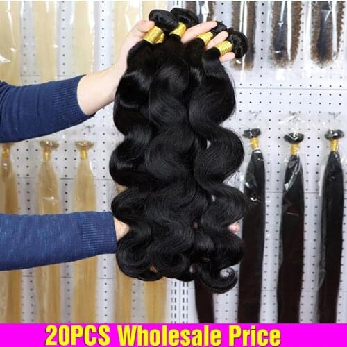 Levita Wholesale Body Wave Bundles Deals 100% Human Hair Bundles Weft Hair Extension Peruvian Brazilian Hair Weave Bundles