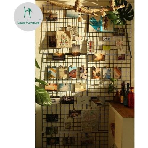 Louis Fashion Photo Simple Iron Art Frame Wall Hanging Rack Clip Hanging Decoration