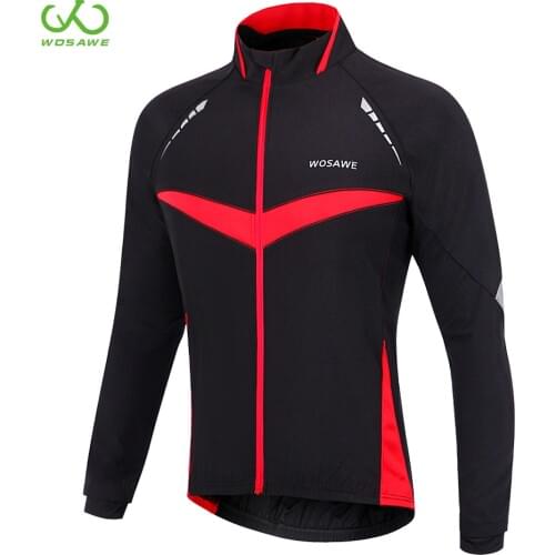 Winter Warm Up Thermal Cycling Bicycle Jacket Clothing Windproof Waterproof MTB Jacket Mountain Bike Sports Jersey Ski skating