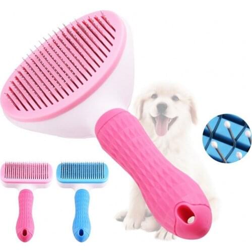 2020 New Pet Hair Removal Comb For Dog Cat Hair Removal Comb Pet Cleaning Products Big Dogs Hair Shedding Brush Grooming Tool