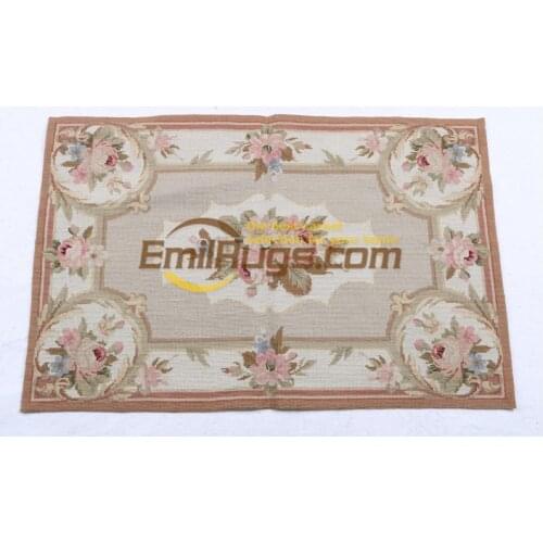 New Unique 100% Wool Hand-made Needlepoint Carpet Wool Knitting Carpets Vintage Carpets For Living Room Runner